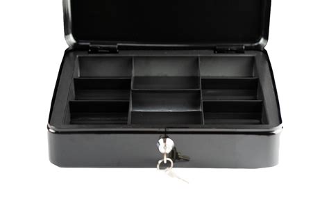 Hyfive Petty Cash Money Box Keys Change Tray Money Safe