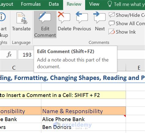 Creating And Editing Excel Comments To Cells An Ultimate Guide Exceldemy