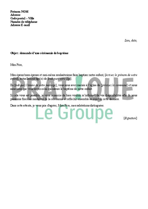 Exemple D Une Lettre De Derogation Le Meilleur Exemple