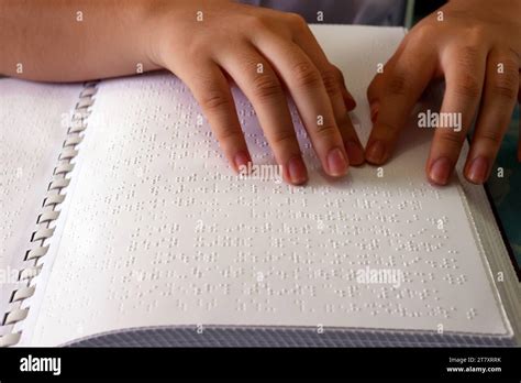 Blind Girl Reading Braille Hi Res Stock Photography And Images Alamy