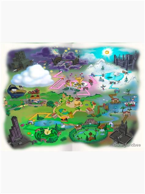 "toontown map" Poster by disneylandbee | Redbubble