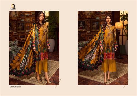 Shraddha Designer Noor Vol Printed Embroidered Pure Cambric Cotton