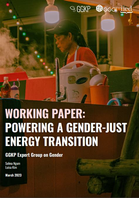 Working Paper Powering A Gender Just Energy Transition Energia