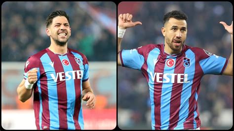 Trabzonspor un golcüleri Bakasetas ve Trezeguet