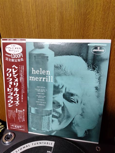 やや傷や汚れありLP ヘレンメリルウィズクリフォードブラウン HELEN MERRILL WITH CLIFFORD BROWN