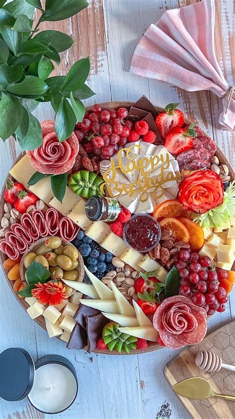 A Platter Filled With Lots Of Different Types Of Food