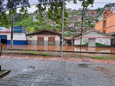 Chuva Forte Alaga Ruas Derruba Rvore E Causa Deslizamentos De Terra