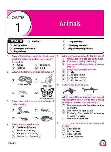 MTG National Science Olympiad NSO Workbook For Class 5 Quick Recap