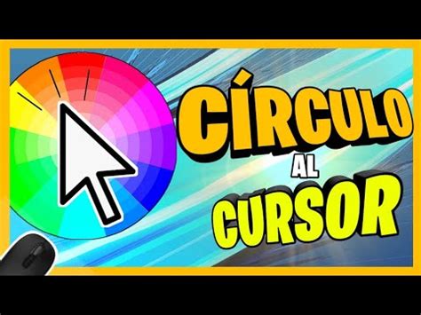 Como Poner Un Circulo Amarillo Al Rat N Del Mouse Youtube