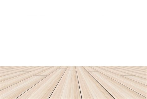 Premium Photo White Background Wood Floor