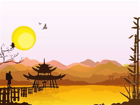 Eastern Landscape Vector Art & Graphics | freevector.com