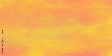 Abstract Yellow And Orange Color Mixed Watercolor Background With