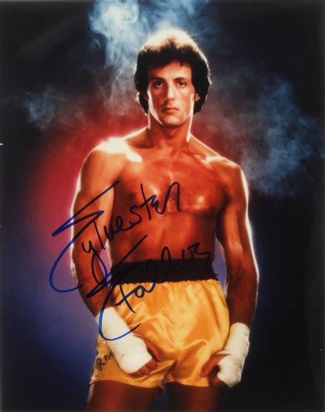 Sylvester Stallone Signed Photo Rocky W Coa Etsy