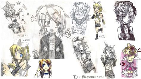 Rin Kagamine Drawings Made 10 Years Ago By Karadegrara On Deviantart