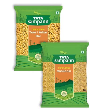 Buy Tata Sampann Pulses Combo Pack Unpolished Toor Dal Arhar Dal