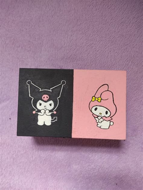 Kuromi And My Melody Box Zelfgemaakt