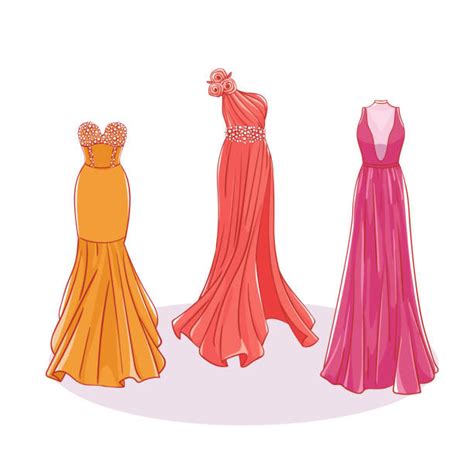 Best Prom Dress Illustrations Royalty Free Vector Graphics And Clip Art Istock