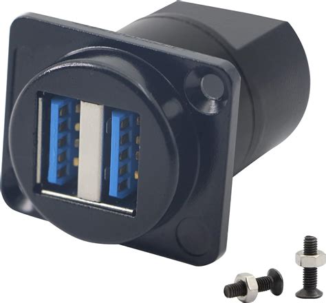 Qianrenon Dual Usb Panel Adapter Connector Dual Usb Buchse Auf