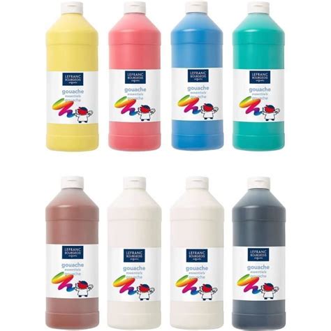 Lefranc Bourgeois Gouache Liquide Pour Enfants Assortiment De 8