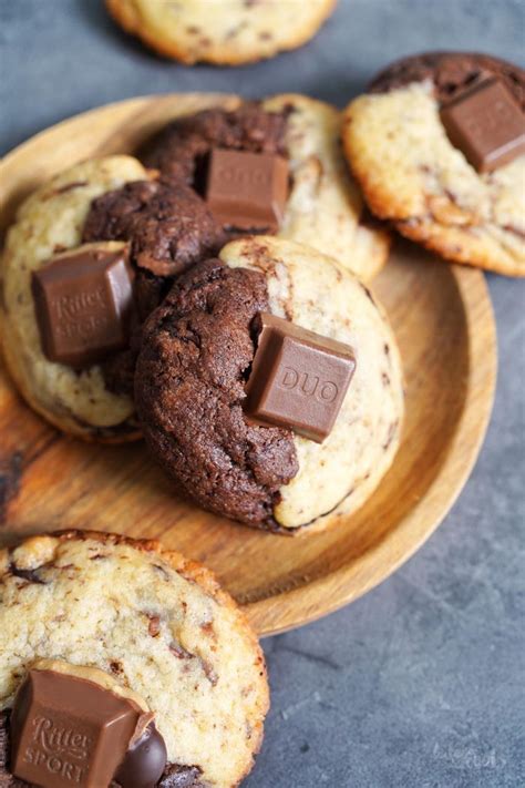 Einfache Duo Chocolate Chip Cookies Bake To The Roots