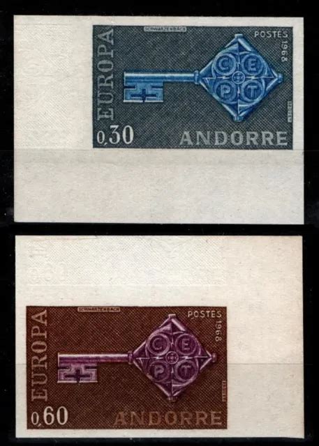 Andorre Non Dentel S N Neufs Cote Lot Timbres