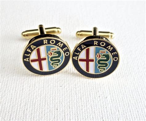 Alfa Romeo Cufflinks Car Logo Cufflinks Groomsman Ts Groom And Groomsmen