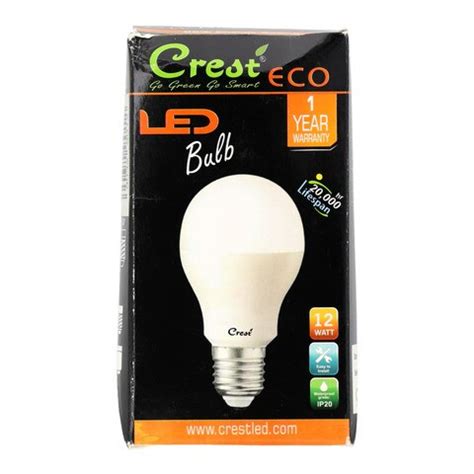 LED BULB CREST 12W WARM WHITE (B22)