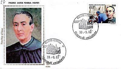 Repubblica Italiana 2000 FDC Filagrano Gold Padre Luigi Maria Monti EBay