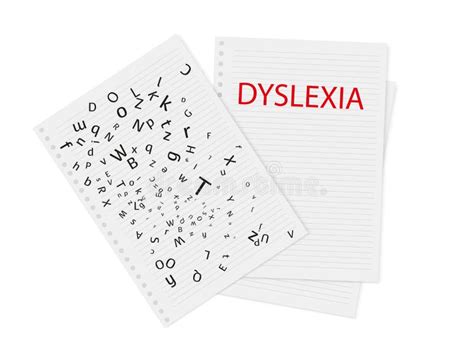 Lettres De L Alphabet De Vol De Dyslexie Sur Le Fond Blanc Illustration De Vecteur