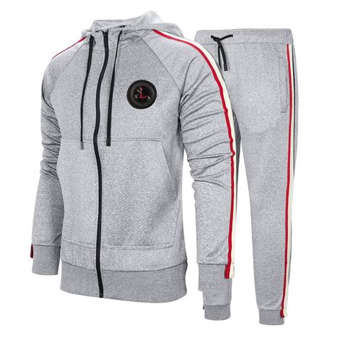 Mens Jogging Suits Mens Tracksuit Set Hoodie Set Sports Suit Mens