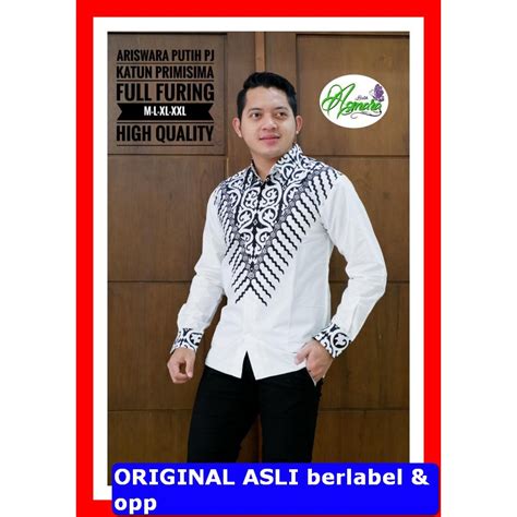 Jual PROMO BATIK PREMIUM MODERN KEMEJA BATIK SOLO Lengan Panjang Lapis