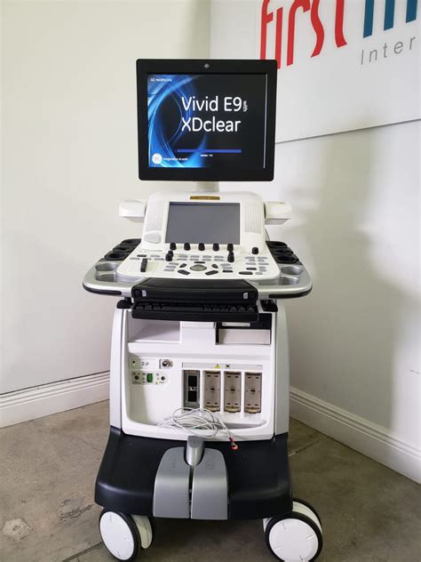 Ge Healthcare Vivid E9 Cardiovascular Ultrasound System First Medical