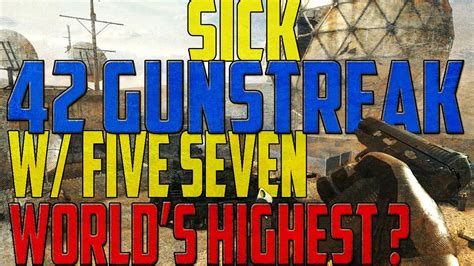 MW3 Sick Five Seven 42 Gunstreak World S Highest LOL D ZxStorm