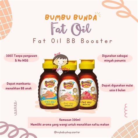 Jual Bumbu Bunda Elia Chicken Fat Oil Fat Oil Minyak Mpasi Bb