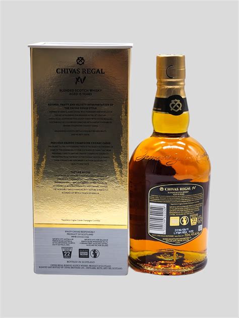 Chivas Regal Xv Aged Years Blended Scotch Whisky Ml Sellingon