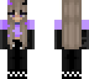 Purple E-Girl | Minecraft Skin