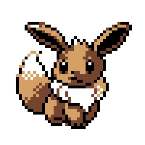 Eevee By Hama Girl On Deviantart Pixel Art Pokemon Pixel Art Minecraft ...