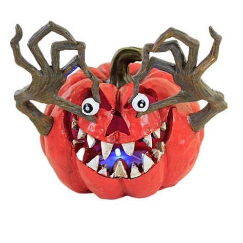 Halloween Jack O Lantern W Tree Arms Light Battery Operated Eye Balls