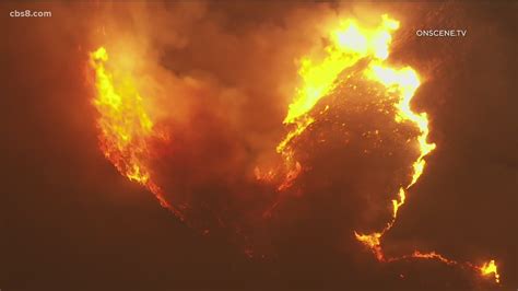 Brush Fire Erupts Near Camp Pendleton Evacuation Orders Lifted