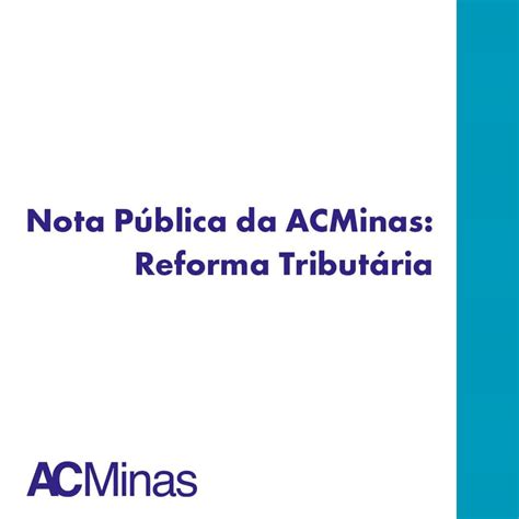 Not Cias Acminas Associa O Comercial E Empresarial De Minas