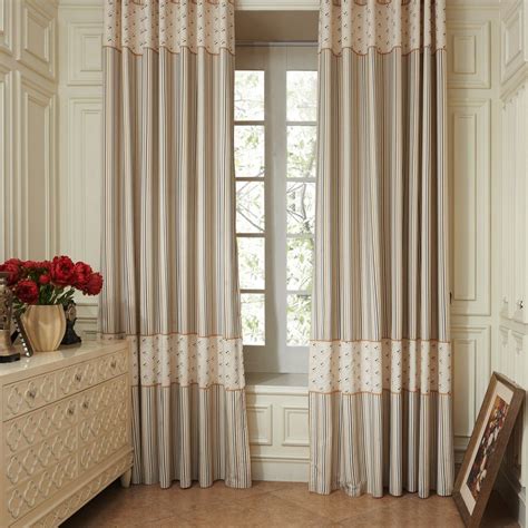 Modern Lovely Strip Energy Saving Curtain Milan Curtains Curtains Grommet Top Curtains