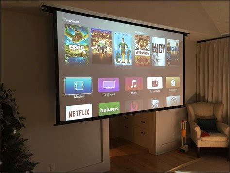 Projector Setup Living Room - Living Room : Home Decorating Ideas # ...