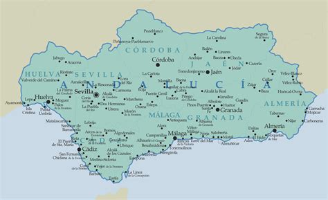 Mapa De Espana Mapa De Andalucia Provincias De Andalucia Images