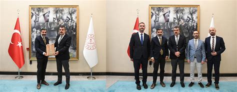 Lke S Visit To Minister Of National Education Yusuf Tekin