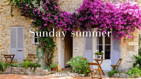 어느 맑은 여름 아침 따뜻한 피아노 연주곡 Sunday summer l Daily Mellow YouTube