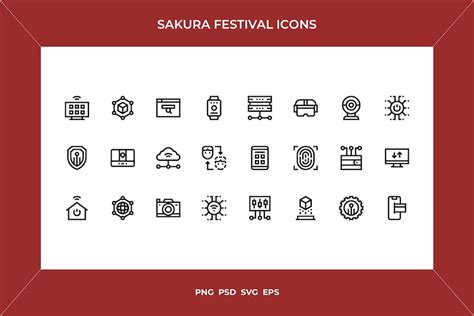 Digital technology icons, Graphics - Envato Elements