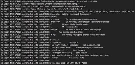 Hostapd error on 23.05 RC - Installing and Using OpenWrt - OpenWrt Forum