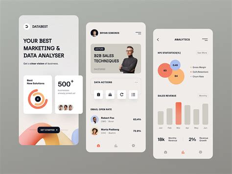 Databest Mobile App Design Ios Android Ux Ui Designer By Halo Product For Halo Lab On Dribbble