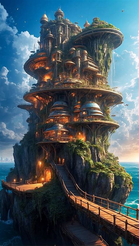 Pin By Nora Reca On Fantasy Concept Art In 2024 Fantasy Places