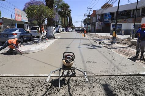 Casi Lista La Pavimentaci N Con Concreto Hidr Ulico En Calzada De